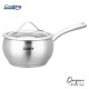 Cratita cu capac sticla Cooking by Heinner - Origini Chef Nicolai Tand, inox, inductie, 16 x 9 cm, 1.8 L