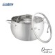 Oala cu capac sticla Cooking by Heinner - Origini Chef Nicolai Tand, inox, inductie, 16 x 9 cm, 1.8 L