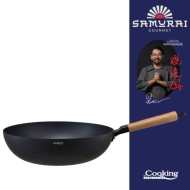 Tigaie wok Cooking by Heinner - Samurai Gourmet by Rikito Watanabe, invelis ceramic, inductie, 32 x 9 cm