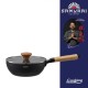 Tigaie wok cu capac Cooking by Heinner - Samurai Gourmet by Rikito Watanabe, invelis ceramic, inductie, 20 x 7 cm