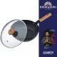 Tigaie wok cu capac Cooking by Heinner - Samurai Gourmet by Rikito Watanabe, invelis ceramic, inductie, 24 x 7.5 cm
