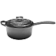 Caserola Cooking by Heinner Marble Grey cu capac, fonta emailata, 19X9 cm, 1.8 L
