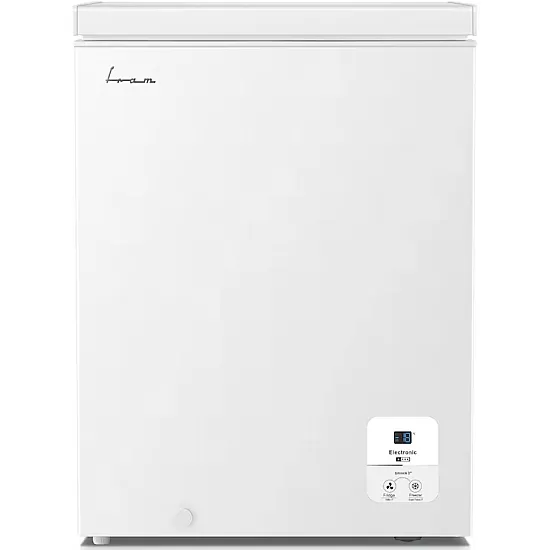 Lada frigorifica Fram FCF-HS142CE++, 142 l, Clasa E, Convertibil Frigider/Congelator, Control electronic, Display digital, Alb