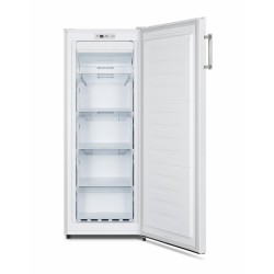 Congelator Heinner HFF-HS155NFE++, 155 l, No frost, Display interior, Control mecanic, 5 sertare, Alarma usa deschisa, Clasa E, H 143.4 cm, Alb
