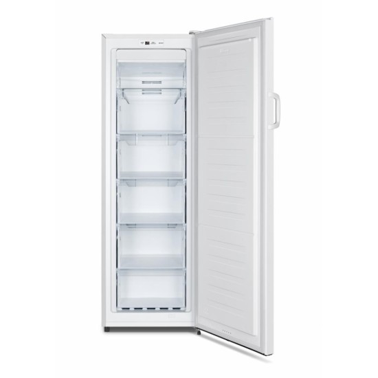  Congelator Heinner HFF-HS194NFE++, 194 l, Multi Airflow, Display in interior, Control electronic, 6 compartimente, Alarma usa deschisa, Clasa E, H 169.1 cm, Alb 