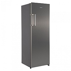  Congelator Heinner HFF-HS240NFXE++, 240 l, No frost, 5 sertare + 2 compartimente cu rafturi sticla, Sistem Multi Air-Flow, control electronic, Clasa E, H 172 cm, Inox 