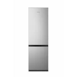 Combina frigorifica Heinner HC-HS269SE++, 269 l, Clasa E, Control mecanic, Iluminare LED, H 180 cm, Argintiu