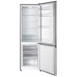 Combina frigorifica Heinner HC-HS269SE++, 269 l, Clasa E, Control mecanic, Iluminare LED, H 180 cm, Argintiu