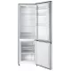 Combina frigorifica Heinner HC-HS269SE++, 269 l, Clasa E, Control mecanic, Iluminare LED, H 180 cm, Argintiu