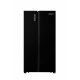 Side by side Heinner HSBS-HS519NFBKE++, 519 l, Full No Frost, Clasa E, Display touch, Alarma usa deschisa, H 1786 cm, Negru