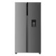 Frigider Side by side Heinner HSBS-H439NFXWDE++, 433 l, No Frost, Display, Dozator de apa, Functie smart, Functie congelare si racire rapida, Clasa E, H 176.5 cm, Aspect inox