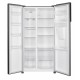 Frigider Side by side Heinner HSBS-H439NFXWDE++, 433 l, No Frost, Display, Dozator de apa, Functie smart, Functie congelare si racire rapida, Clasa E, H 176.5 cm, Aspect inox