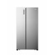 Side by side Heinner HSBS-HS519NFXE++, 519 l, Full No Frost, Clasa E, Display touch, Alarma usa deschisa, H 1786 cm, Inox