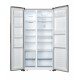 Side by side Heinner HSBS-HS519NFXE++, 519 l, Full No Frost, Clasa E, Display touch, Alarma usa deschisa, H 1786 cm, Inox