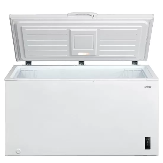 Lada frigorifica Samus LS446E, 418 L, Clasa energetica E, Termostat reglabil, Fast Freeze, Alb