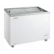 Lada frigorifica comerciala Heinner HSF-M255WHC, capac din sticla, 255L, clasa C, functionare convertibila (frigider/congelator), 1 cos, alb
