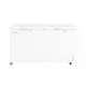 Lada frigorifica HEINNER HCF-M508INVCE++, 508 L, Clasa E, Convertibila(Frigider/Congelator), Compresor inverter, Control mecanic, Termostat ajustabil, Luminare LED, Maner extern cu incuietoare, 2 cosuri, Rezistenta la frig, Alb