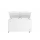 Lada frigorifica HEINNER HCF-M508INVCE++, 508 L, Clasa E, Convertibila(Frigider/Congelator), Compresor inverter, Control mecanic, Termostat ajustabil, Luminare LED, Maner extern cu incuietoare, 2 cosuri, Rezistenta la frig, Alb