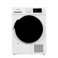Uscator de rufe Heinner HHPD-M9G5PBKD++, Pompa de caldura, 9 kg, 16 programe, Clasa D, Display LED, Functie anti-sifonare, Lumina cuva, Indicator curatare filtru scame, Indicator rezervor colectare apa plin, Blocare acces copii, Alb