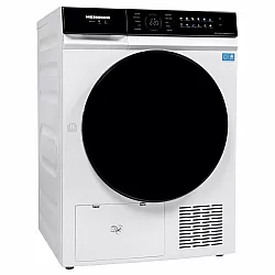Uscator de rufe cu pompa de caldura HEINNER HHPD-M9K5IVC+++, 9 KG, Clasa C, MOTOR INVERTER, 10 programe, Control touch, Display digital, Program baby care, Functie anti-sifonare, Senzor de umiditate, Lumina cuva, Alb