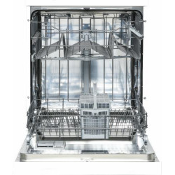 Masina de spalat vase Heinner HDW-FS6006WE++, 12 Seturi, 6 programe, Clasa E, Half load, Aquastop, 60 cm, Alb