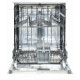 Masina de spalat vase Heinner HDW-FS6006WE++, 12 Seturi, 6 programe, Clasa E, Half load, Aquastop, 60 cm, Alb