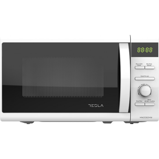 Cuptor cu microunde Tesla MW2060MW 20L, 700W, digital, Alb