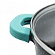 Oala inalta cu capac din aluminiu turnat Samus, 24x16.5 cm, 6.2L - TOL242-OIC, Toledo Line