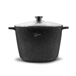 Oala inalta cu capac din aluminiu turnat Samus, 24x16.5 cm, 6.2L - TOL242-OIC, Toledo Line