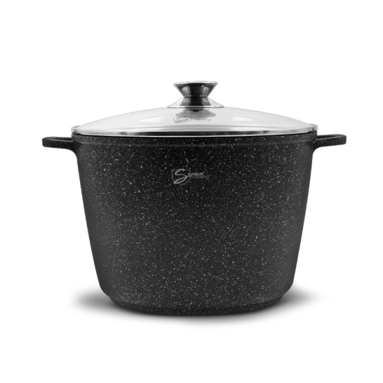 Oala inalta cu capac din aluminiu turnat Samus, 24x16.5 cm, 6.2L - TOL242-OIC, Toledo Line