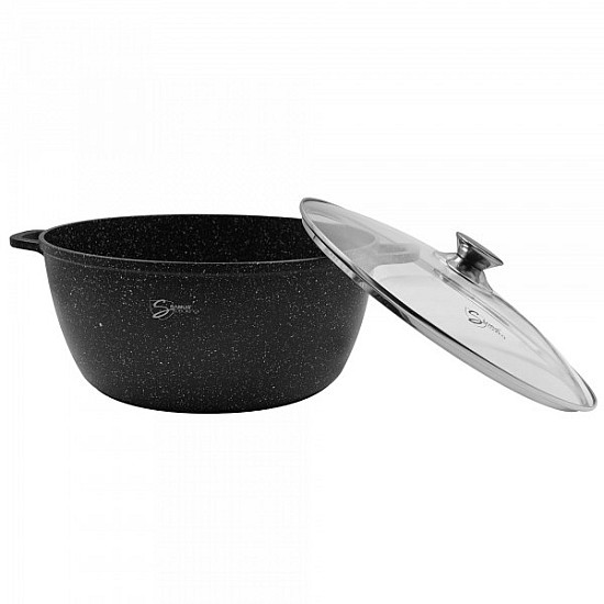 Oala cu capac din aluminiu turnat Samus, 30x13.5 cm, 7.9L - TOL30-OC, Toledo Line
