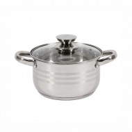 Oala cu capac Cooking by Heinner Myra, inox, inductie, 18 x 10.5 cm, 2.5 L