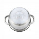 Oala cu capac Cooking by Heinner Myra, inox, inductie, 18 x 10.5 cm, 2.5 L