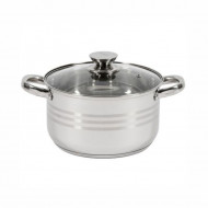Oala inox cu capac Cooking by Heinner Myra 22x12.5 cm