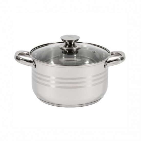 Oala inox cu capac Cooking by Heinner Myra 22x12.5 cm