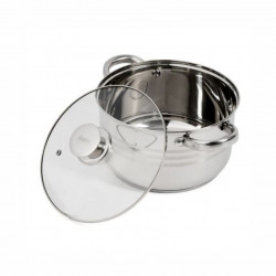 Oala inox cu capac Cooking by Heinner Myra 22x12.5 cm