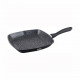 Tigaie grill din aluminium cu capac Dark Line 28 x 4.5 cm