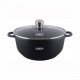 Semioala din aluminiu turnat si capac Dark Line 28x12.5 cm