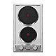 Plita incorporabila Samus PSE-32SX, 2 arzatoare electrice, Inox