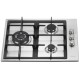 Plita incorporabila Samus PSG-63SX1, Gaz, 3 arzatoare, Aprindere electrica, Inox
