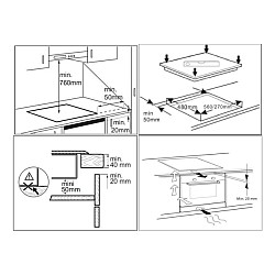 Plita incorporabila Samus PSI-32BG4, Inductie, 2 zone de gatit, Touch control, 9 setari putere, Timer, Blocare acces copii, L 30 cm, Sticla ceramica neagra