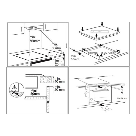 Plita incorporabila Samus PSI-32BG4, Inductie, 2 zone de gatit, Touch control, 9 setari putere, Timer, Blocare acces copii, L 30 cm, Sticla ceramica neagra