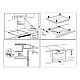 Plita incorporabila Samus PSI-32BG4, Inductie, 2 zone de gatit, Touch control, 9 setari putere, Timer, Blocare acces copii, L 30 cm, Sticla ceramica neagra