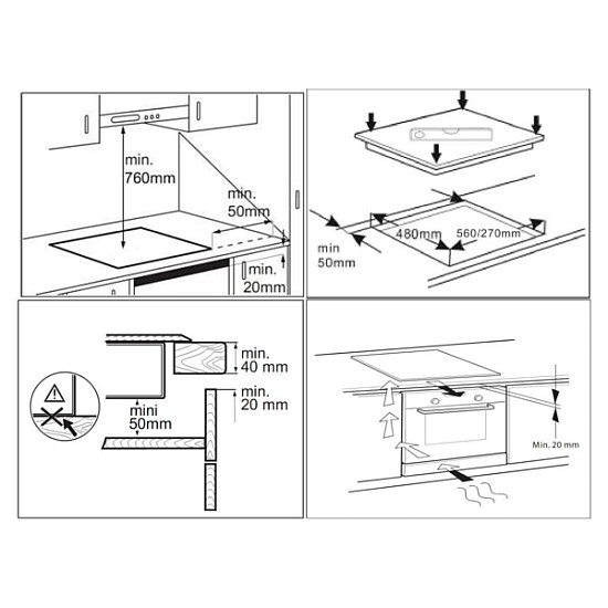 Plita incorporabila Samus PSI-32BG5, Inductie, 2 zone de gatit, Touch control, 9 setari putere, Timer, Blocare acces copii, L 30 cm, Sticla ceramica neagra