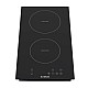 Plita incorporabila inductie Samus PSI-32BMG6, 2 Zone de gatit, Latime 30 cm, Touch Control, 3500 W, Timer digital, Setari putere in 9 trepte, Sticla ceramica neagra mata