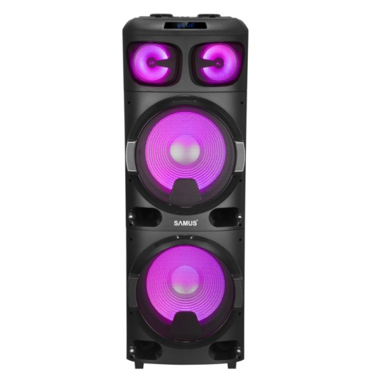 Boxa portabila Samus Phoenix 15, Putere RMS 120 W / de iesire 360 W / PMPO 1200 W, Display digital