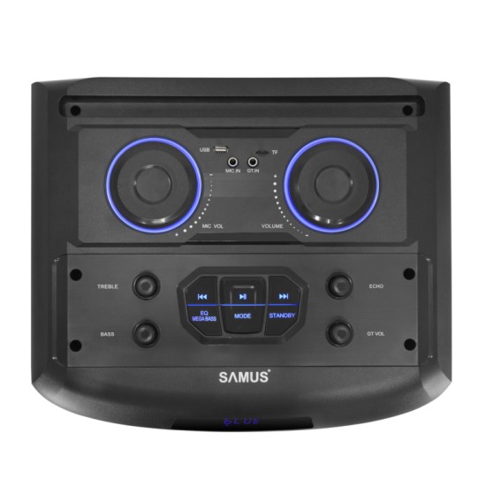 Boxa portabila Samus Phoenix 15, Putere RMS 120 W / de iesire 360 W / PMPO 1200 W, Display digital