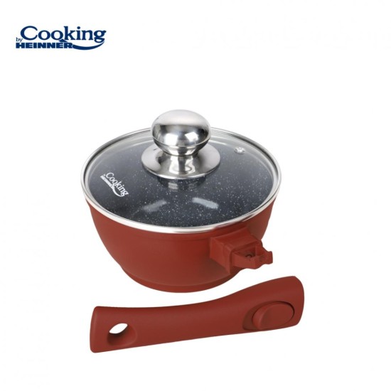 Cratita cu capac Cooking by Heinner Calabria, aluminiu, 16x8cm, 1.3L