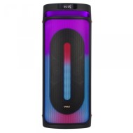 Boxa portabila Samus ROCKSTAR 6.5,800W, FM Radio, Bluetooth, Compatibil MP3, MP4, DVD, TV, PC, Smartphone, Intrare Aux/USB/TF Card, Lumina pe difuzor, Negru