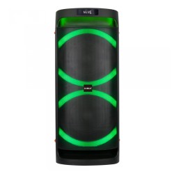 Boxa Portabila Samus Rockstar 8, Putere RMS 2x40W / de iesire 160W / PMPO 1000W, Fm Radio, Bluetooth, Intrare Aux/USB/TF Card, Microfon fara fir, Negru